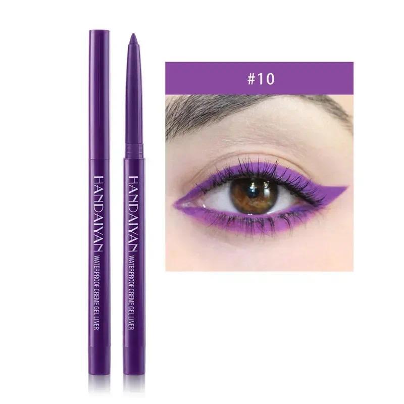 Product Introduction of Waterproof Pearlescent Matte Eyeliner Not Easy Pen Rotatable Eyeliner Long Lasting Eye Makeup Tools Korean Makeup Products Lipliner Eyeshadow 33