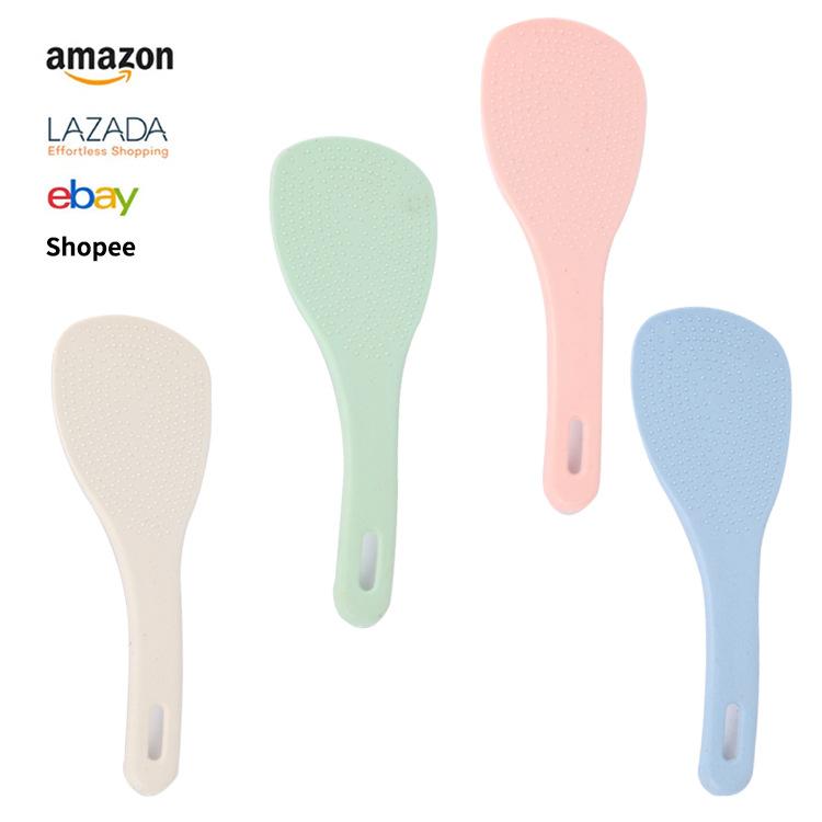 Wheat straw non stick rice spoon rice spoon household rice cooker ...