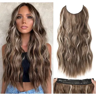 Selected Half Up Half Down Halo Extensions TikTok Shop