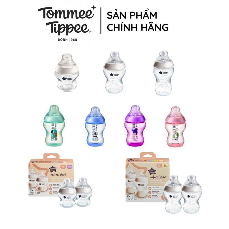 Bình Sữa PP Ty Mềm Tommee Tippee Cho Bé Từ Sơ Sinh 150ml 260ml 340ml Cho Bé Từ Sơ Sinh