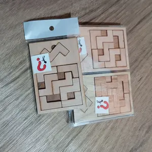 Puzzle IQ TEST SERI Z TEKA TEKI EDUKASI Anak Kayu Permainan Games