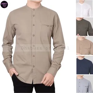 AGERA SAJUAK BAJU KEMEJA KOKO KEMKO PRIA LENGAN PANJANG SANGHAI KANCING FULL ORIGINAL SOFT COTTON TERBARU