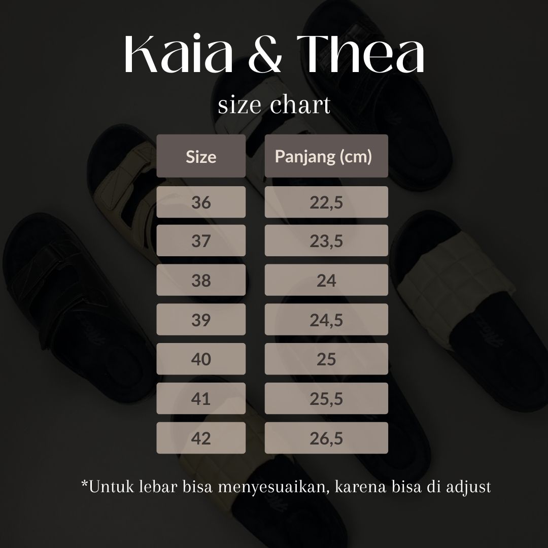 ATOZZ KAIA Sandal Platform Unisex Sendal Flat