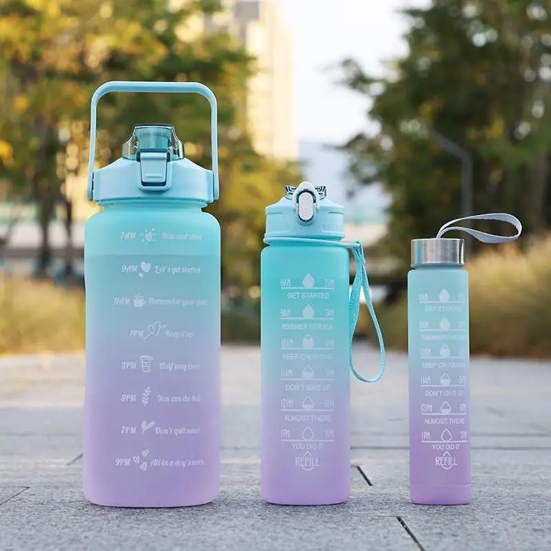 Cốc Nước Thể Thao Ngoài Trời, Chà Màu Từ Từ, Dung Tích 750ml, Tay Cầm Đơn Giản Và Cầm Tay Có Ống Hút, Thích Hợp Cho Quốc Tế Thương