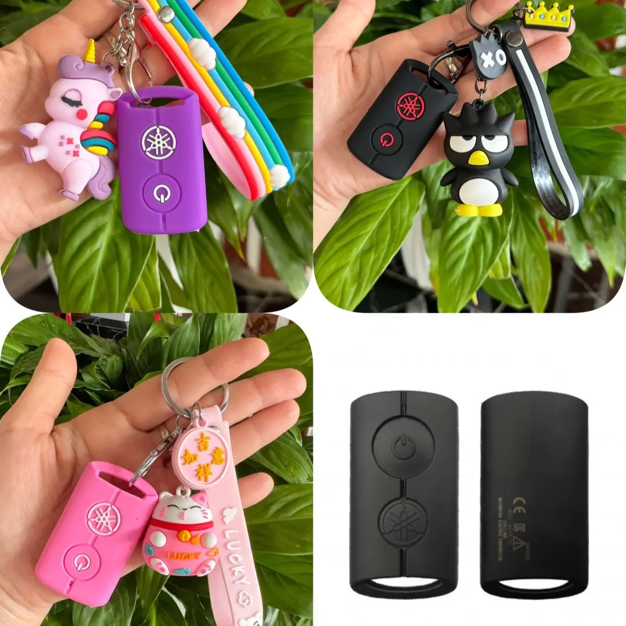 Combo bọc chìa khóa silicon Smartkey   Exciter 155 VVA, NVX, Janus, Nozza Grande, Latte Móc Khoá Móc Khóa Móc Khoá Móc Khóa