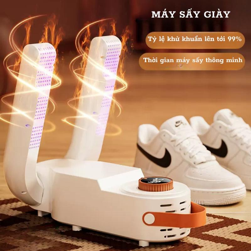 Máy sấy giày khử mùi hôi khí nóng 3 chiều 360 độ nhanh khô