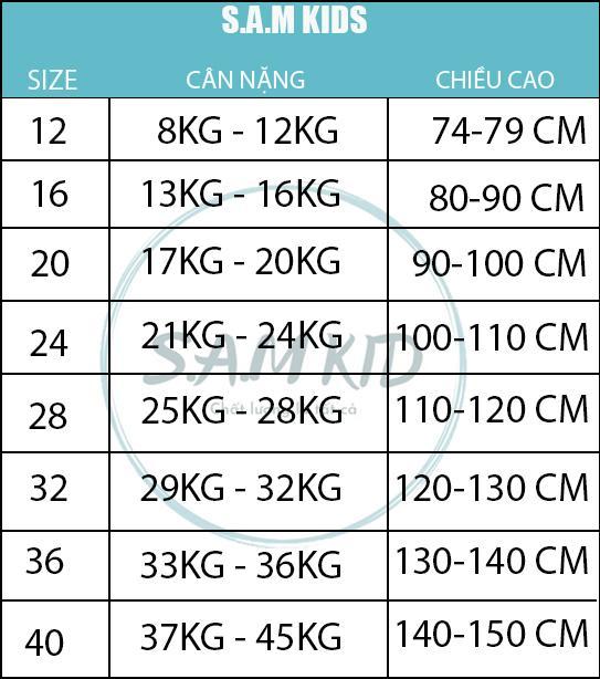 Product Introduction of 8-40kg Đồ bộ bé gái Sam kids quần ống bo áo thun cotton cho bé mát mẻ mùa hè , quần áo bé gái dễ thương, quần áo trẻ em hót 0