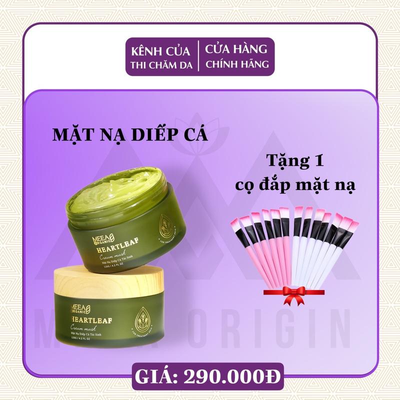 Mặt Nạ Diếp Cá MEEA 120g ( tặng kèm cọ ) 0