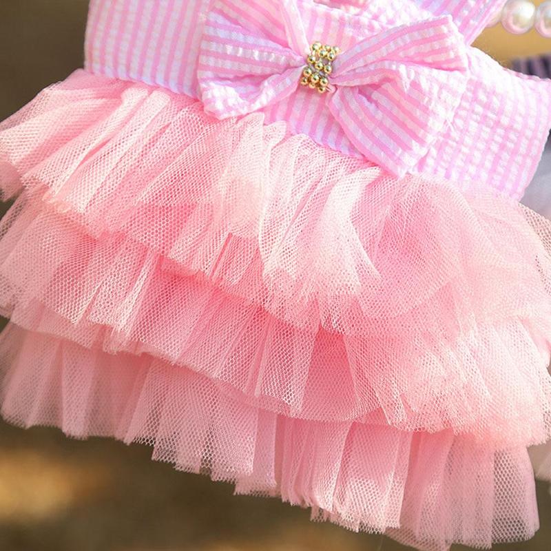 Product Introduction of Pet Clothes Dog Cute Color Skirt Suspender Skirt Pet Supplies P4V1 28