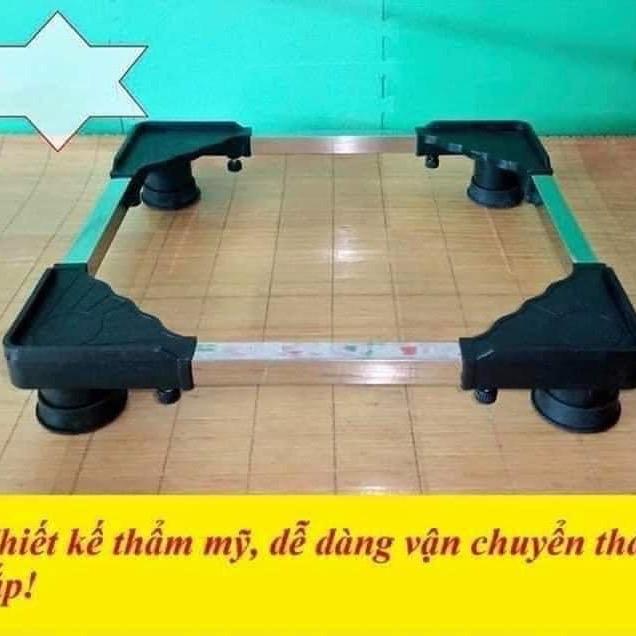 CHÂN KÊ MÁY GIẶT - TỦ LẠNH - MÁY LỌC NƯỚC ĐA NĂNG Inox - fullbox cứng cáp loại 1 2