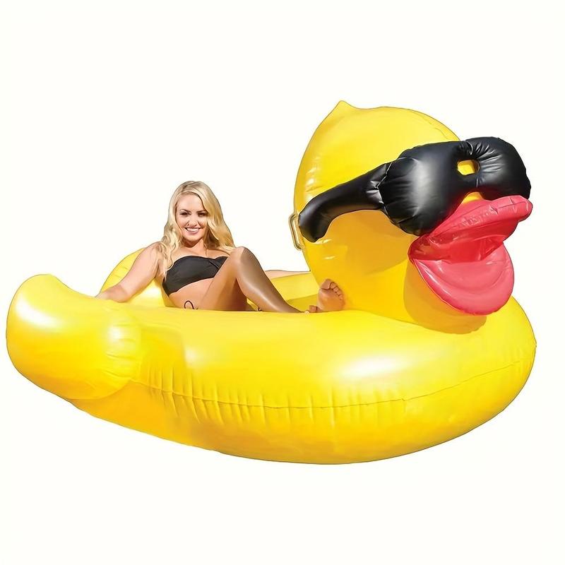 Product Introduction of Inflatable Swimming Pool Float, Cute Duck Design Swimming Ring, Swimming Pool Float for Adults & Teens, Water Sports Equipment for Home & Outdoor 2