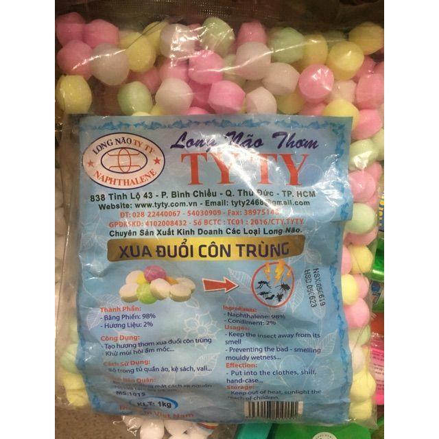 Gói 1KG Long Não Thơm Phòng TYTY Nhiều Màu - Đuổi Côn Trùng, Chuột, Băng Phiến Thơm x it phong
