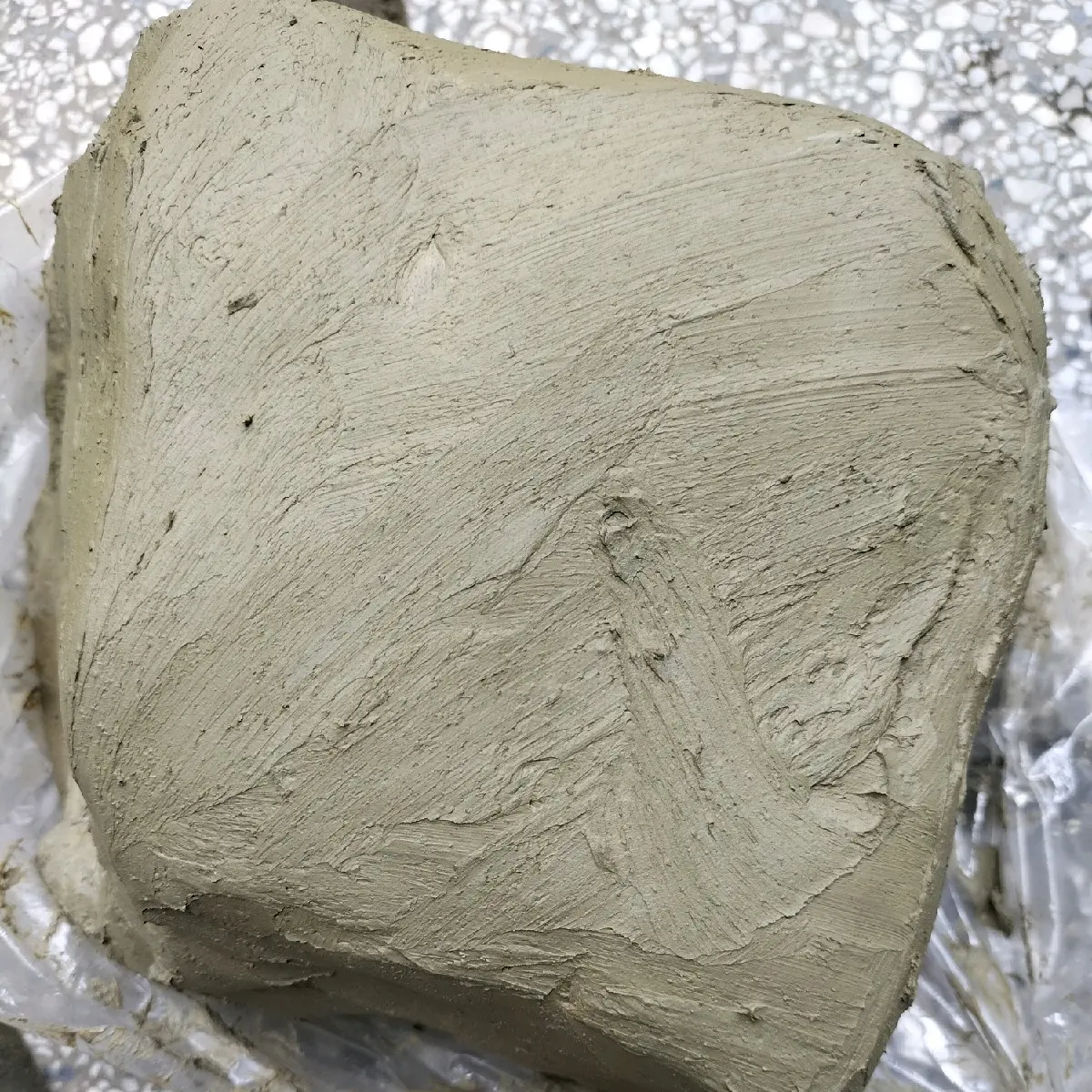1Kg Đất Sét Bát Tràng màu Xám | Loại Dẻo - Dùng trong Mỹ Thuật