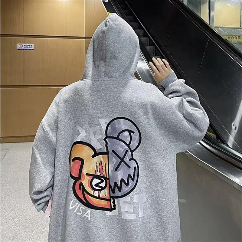 Hoodie Jumbo Bigsize PROVIDENT Jaket Fleece Korean Style Wanita Pria Oversize 6XL 5XL 4XL 3XL 2XL XL L M S Sweater Unisex Keren Distro  Hitam Crewneck Zipper 3