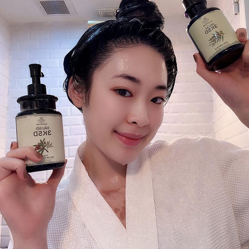 COMBO dầu gội, dầu xả thiên nhiên GamNature lưu hương 10 tiếng, nuôi dưỡng tóc chắc khoẻ tự nhiên 5
