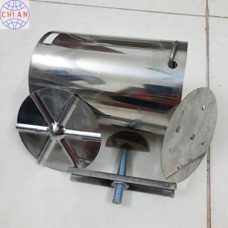 Khuôn làm giò đủ cỡ - 1kg 2kg - Khuôn giò xào giò thủ giò đông-Chất liệu inox xịn