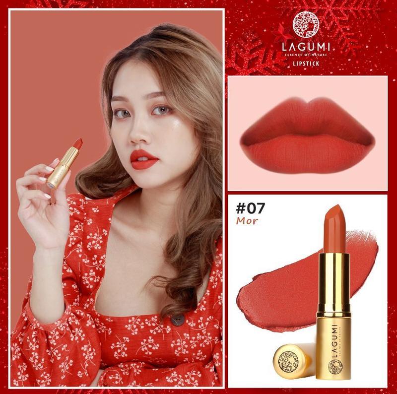 [LAGUMI] Son môi Lagumi không chì chiết xuất hạnh nhân an toàn cho mẹ bầu và sau sinh 3g Trị Rạn
