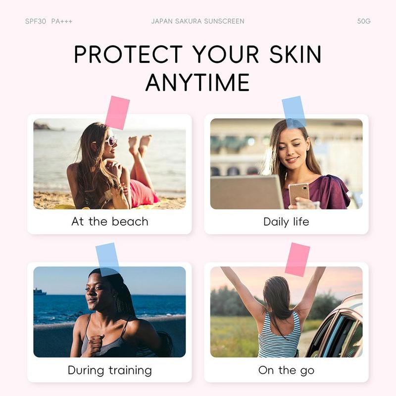 Product Introduction of LAIKOU JAPAN Sakura Sunscreen SPF 50 PA UV Protector 50g 39