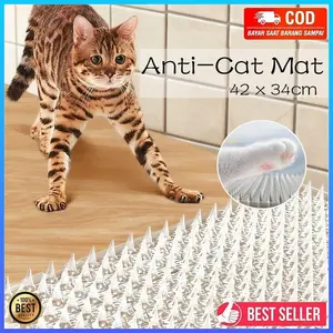 Anti-Cat Mat Paku Plastik Anti Kucing Alat Duri Pengusir Kucing Bantal anti kucing sofa-Beli 5 atau lebih dan dapatkan bubble wrap gratis