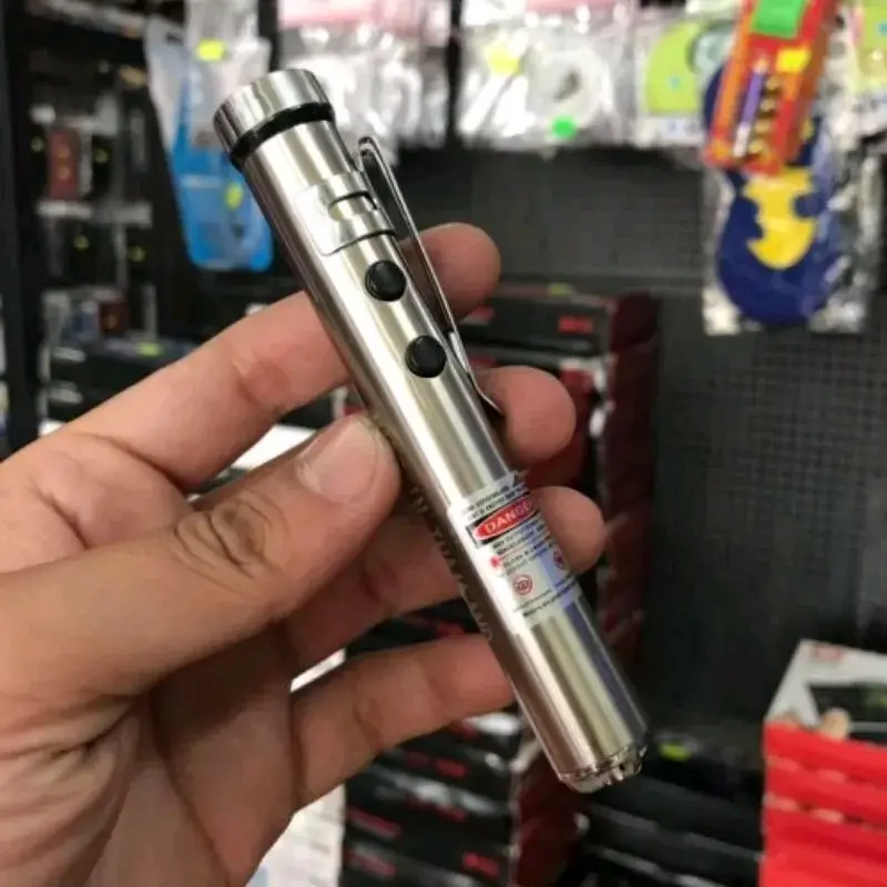 Đèn Pin 3 Trong 1 (Đèn Pin - Laser - Soi Tiền)