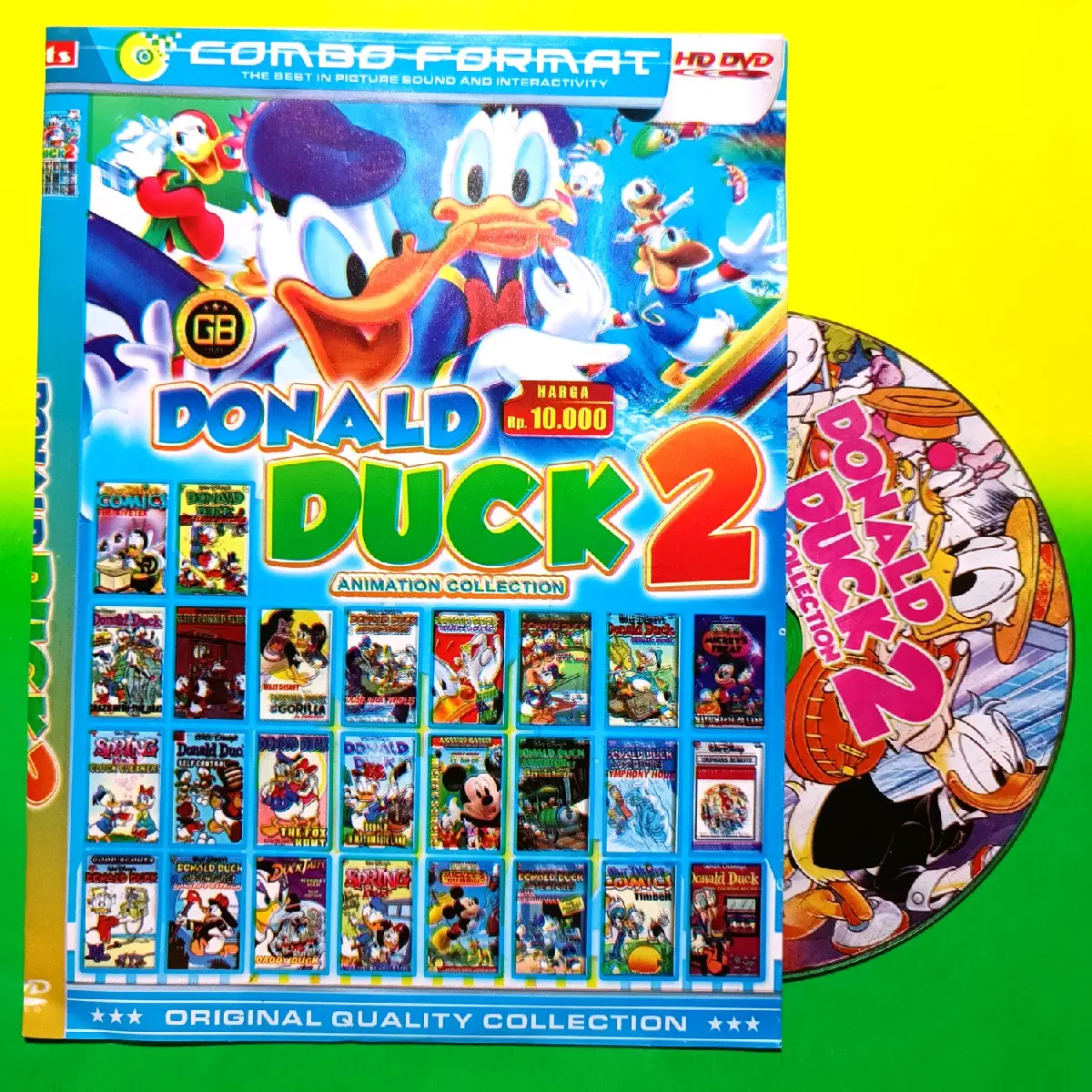 KASET DVD FILM KARTUN ANAK KOLEKSI DONALD DUCK VOLUME 2 TERBARU.
