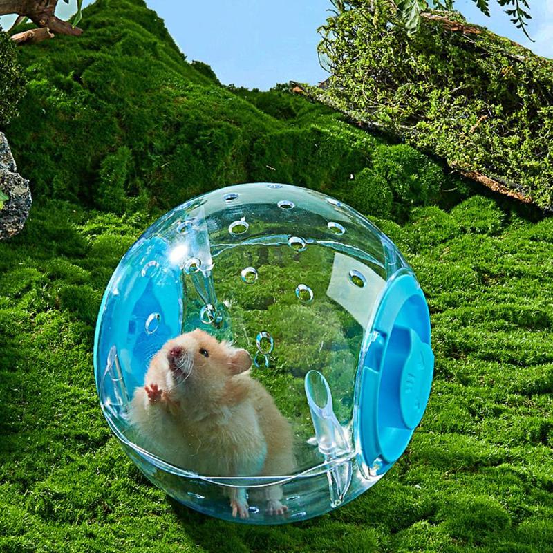 Product Introduction of Hamster Toy Ball Transparent Rolling Ball Plastic Silent Wheel Toy Running Pet P9W7 29