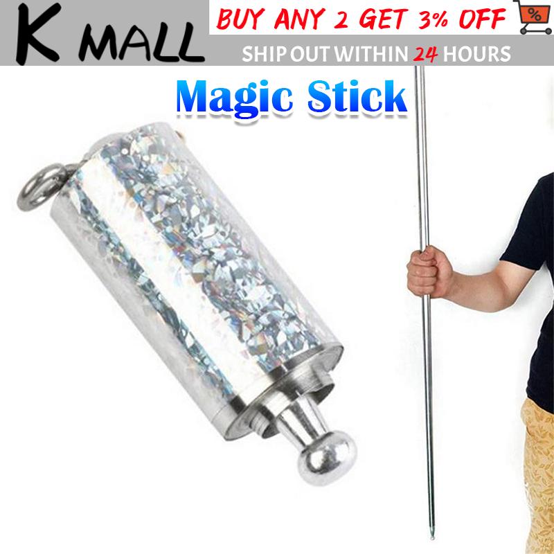 Small metal stick change magic wand martial arts telescopic stage ...