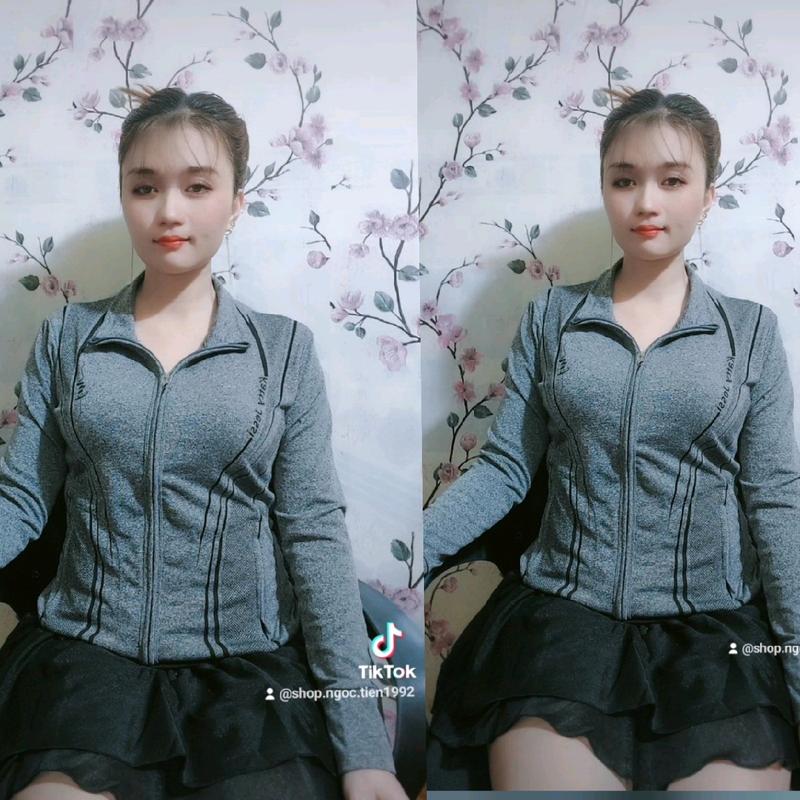 áo  khoác ko nón có 4 túi túi ngoài có dây kéo chất thun lạnh co giãn nhẹ mát mẻ