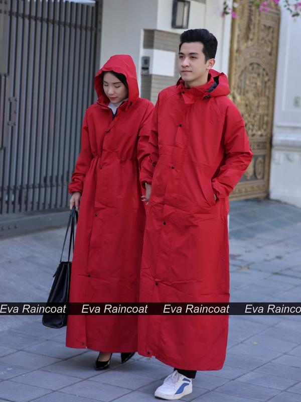 Áo măng tô 2 lớp siêu nhẹ chống mưa chống gió lạnh 2024 dành cho cả nam và nữ áo mưa Đồng áo  mưa Cao Su