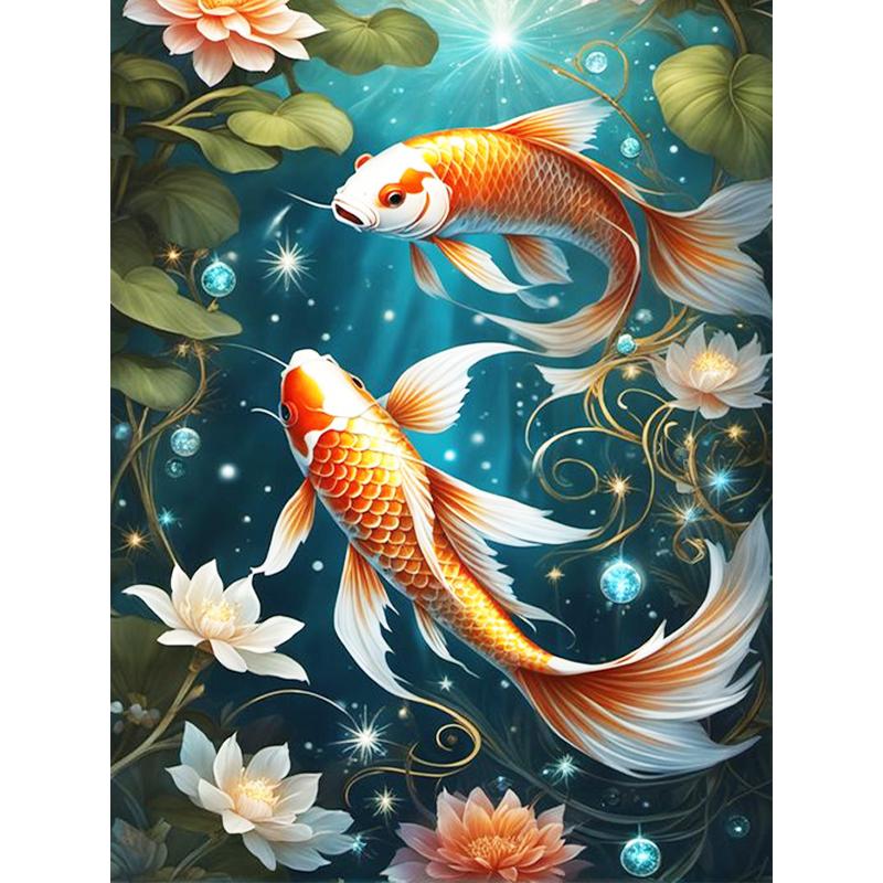 Tranh Đính Đá Động Vật - Tranh Đính Đá 5D Tự Hoàn Thành Kích Thước 40x30cm - Tranh Gắn Đá DIY