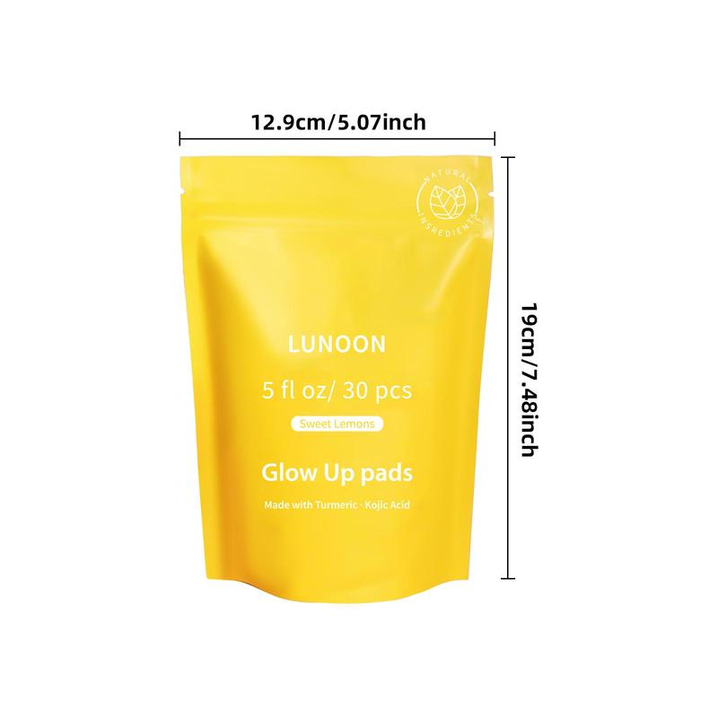 Turmeric Facial Cleansing Pads, 30pcs/set Natural Wooden Facial Cleansing Pads, Facial Cleansing Sponges, Makeup Removal Turmeric Cleansing Pads, Skincare Tools for Women 4