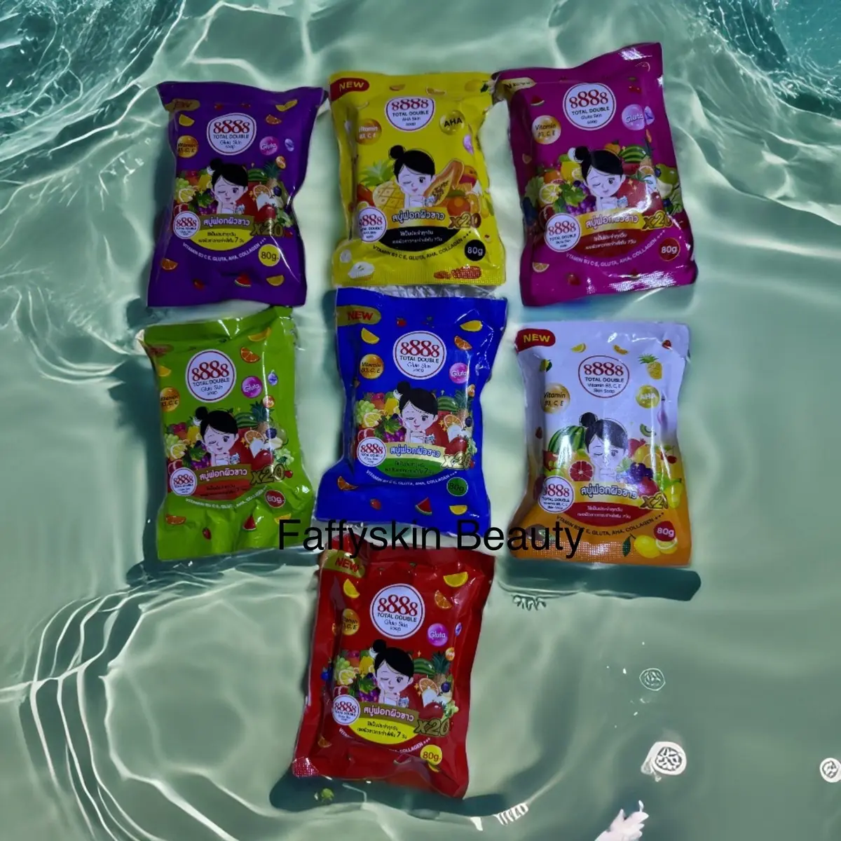 8888 TOTAL DOUBLE GLUTA SKIN SOAP 80g - TikTok Shop Philippines