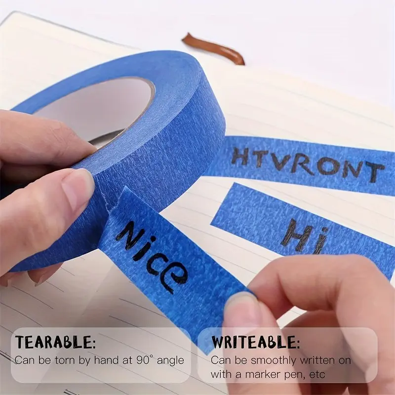 Painter's Tape, Multi-surface Painter's Tape, Easy To Tear Sticky Tape, No Residue Strong Adhesive Tape for Painting, Marking, Home and Office Projects, Apartment Accessories 5