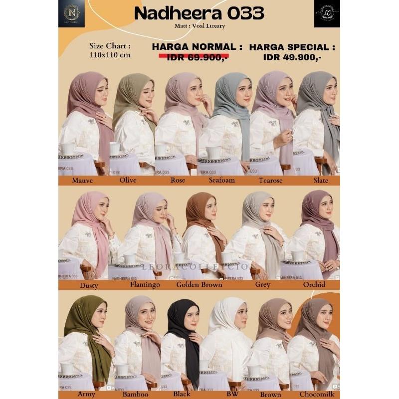 KERUDUNG NADHEERA 033 VOAL PAYET NADHEERA LUXURY 1