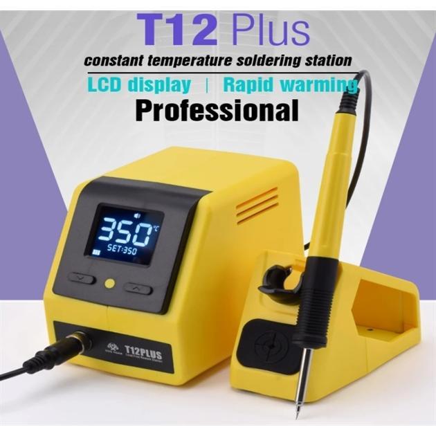 Máy Hàn OSS T12 Plus 75W, 100 – 480°C, Mũi T12-BLS ( Vàng ) 0