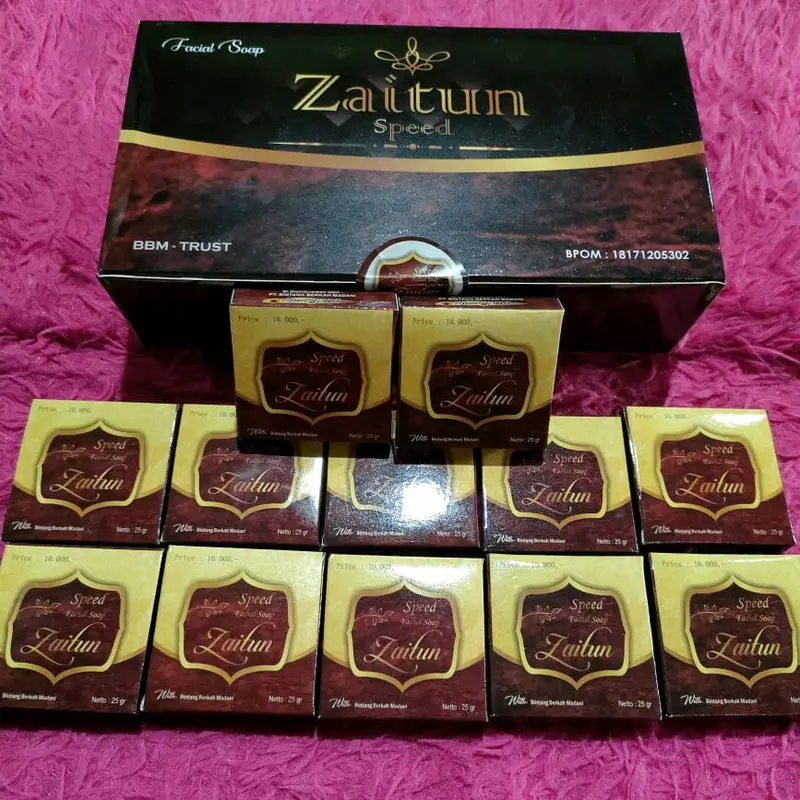 1 Box isi 20 pcs Sabun Zaitun Reguler Speed 200 Original 0