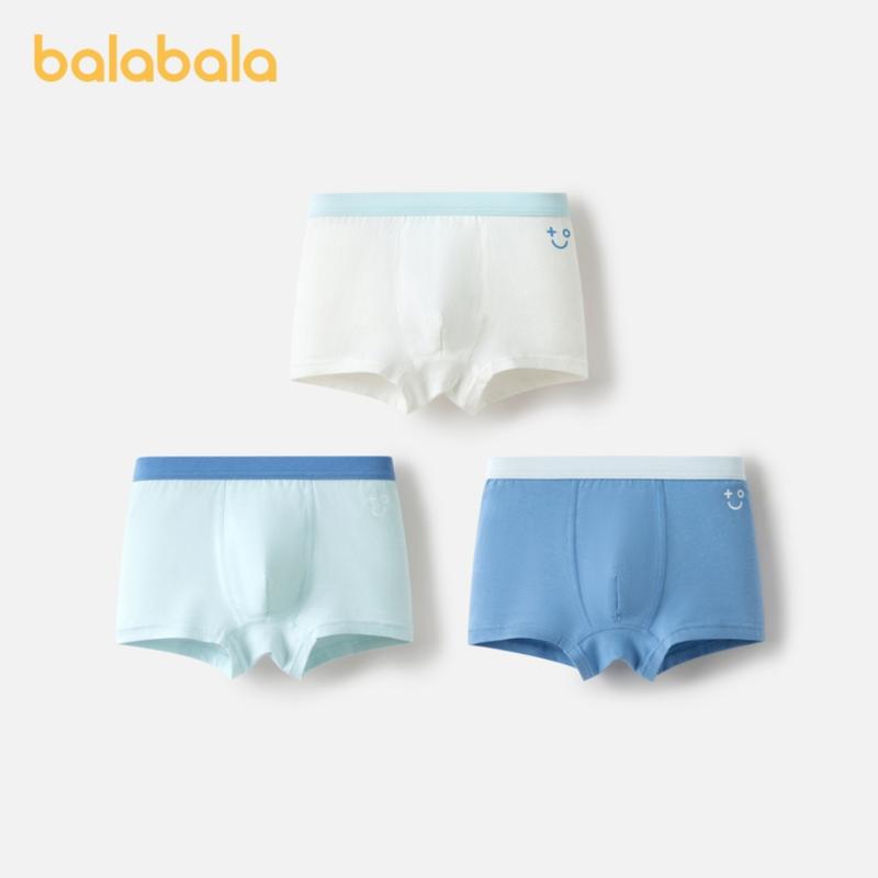  Balabala Quần Lót Cotton Cho Trẻ Em Đáy Quần Phẳng Dành Cho Bé Trai Và Bé Gái Quần Bốn Chiều Quần Tam Giác Mùa Hè Thích Hợp Cho Trẻ Nhỏ Và Lớn 