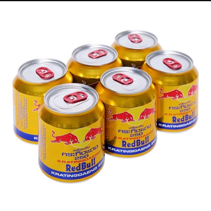  Nước tăng lực Redbull bò húc Việt lốc 6 lon 250ml 