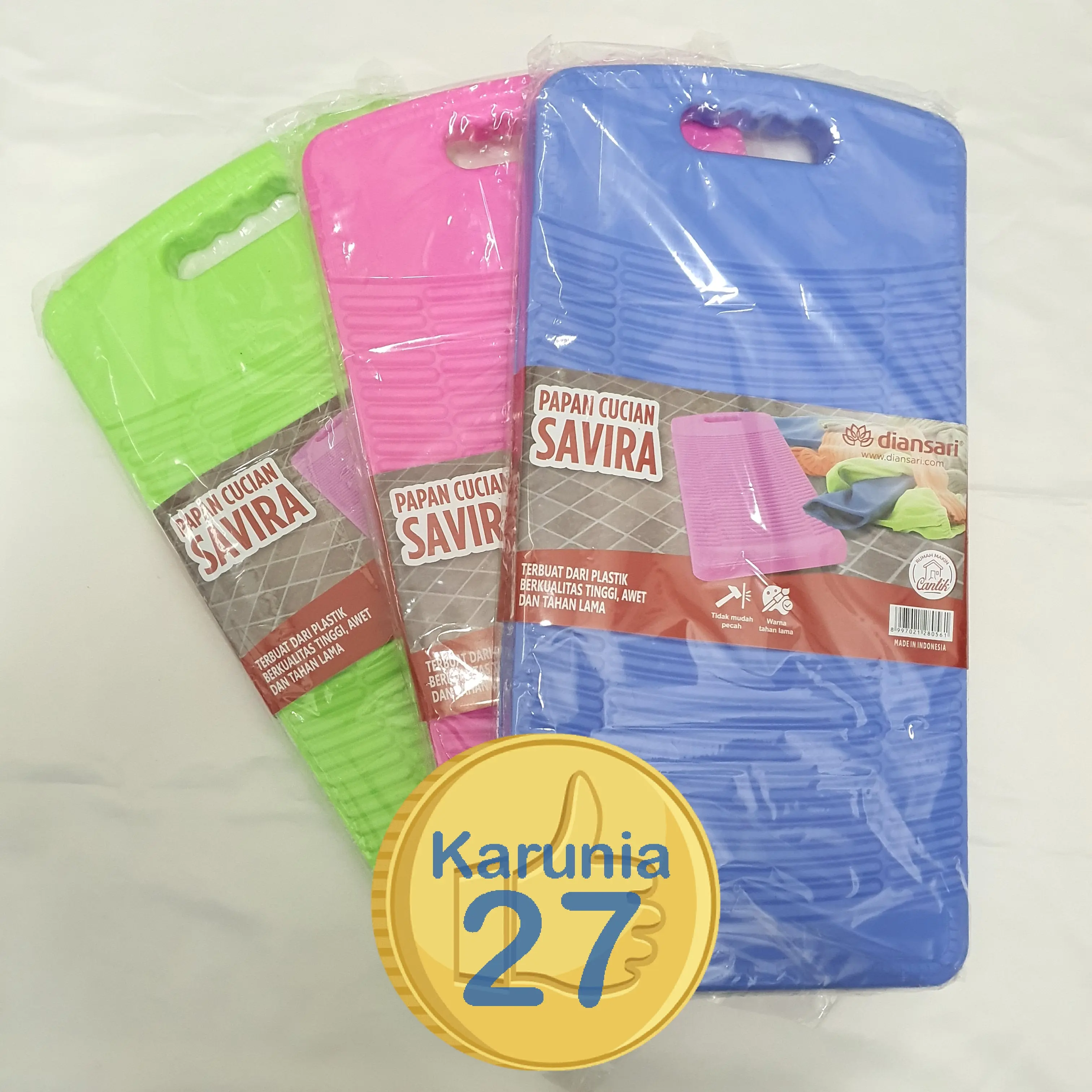 Papan Cuci Baju Plastik Savira Alas Gilesan