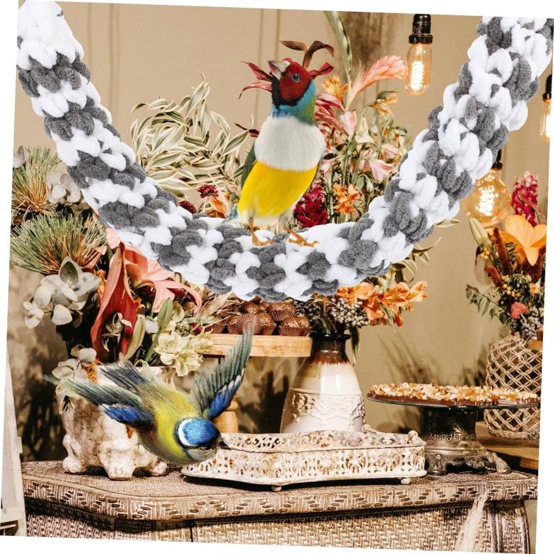 Product Introduction of HG 1PC Totority Hammock Swing Ferret Toys Sugar Glider Toys, Hamster Toy Cage Rat Rope Toy Sugar Glider Toy Bird Rope Perch Swing Toy for Climbing/Exercising Hammock Swing Ferret Toys 20