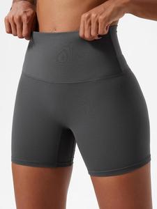 Pantalones cortos deportivos ajustados de cintura alta para mujer, pantalones cortos de gimnasio, pantalones cortos deportivos de cintura ancha y alta elasticidad, ropa deportiva para mujer para uso en interiores y al aire libre