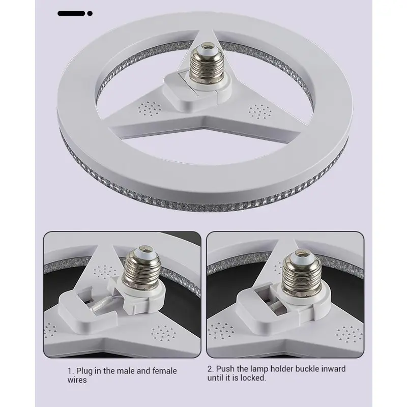 Đèn LED, Nguồn sáng, E27 Vít tròn, Đèn pha lê gia dụng, Bảo vệ mắt, Tiết kiệm năng lượng, Đèn UFO quả cầu LED 8