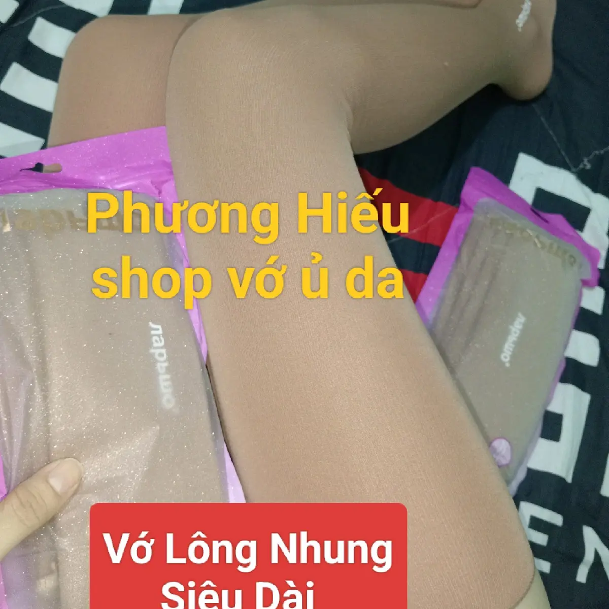 (65cm Cao Cấp)Vớ Đùi  Lông Nhung Siêu Dài 65cm Ủ Kem .Hàng Cao Cấp (Chân to hoặc dài mang qua gối tầm nữa đùi) Nam/Nữ - Voi, Phụ Kiện