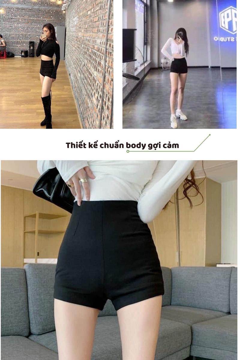 Product Introduction of Quần short dance idol lưng cạp cao chất Umi đanh mịn không nhão, quần đùi nữ kpop khoá lệ phía sau thời trang ELY222 17