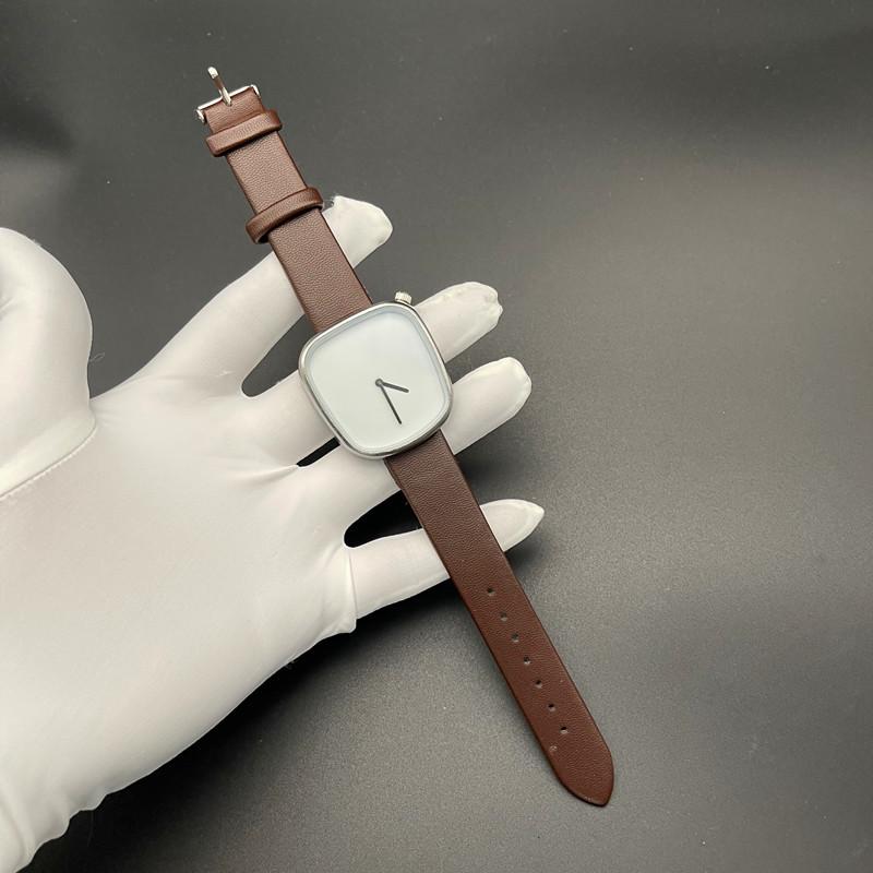 Product Introduction of New Minimalist Belt Watch Ins College Style Unisex Watch Extremely Minimalist Style 8