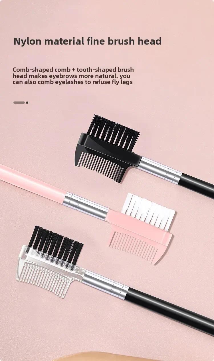 Product Introduction of 1 Pcs Eyelash Comb Eyelash Shaper and Eyebrow Brush Dual Comb Double Head Eyebrow Eyelash Makeup Grooming Tool for Women Girls 14