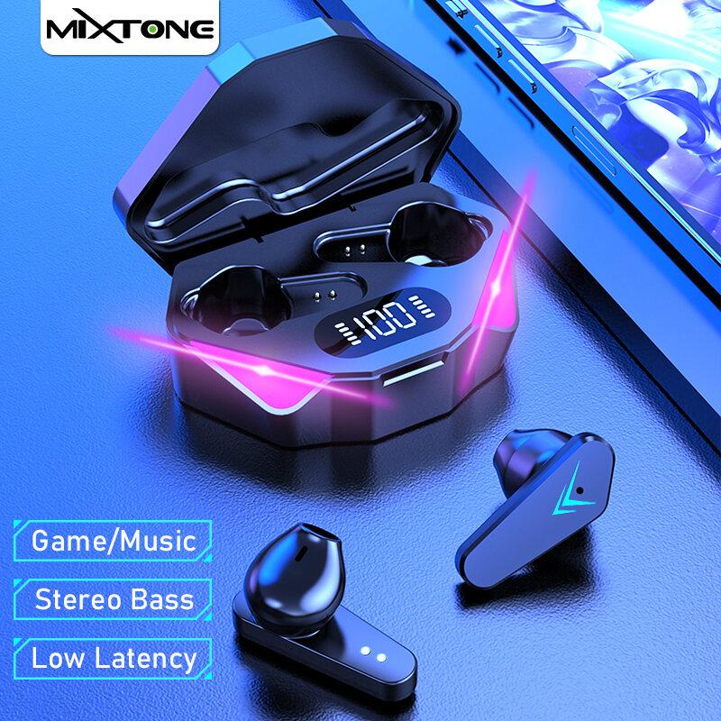 Tai Nghe Nhét Tai Nghe Chơi Game, MIXTONE X15, Tai Nghe Không Dây, Bluetooth 5.0, Độ Trễ Thấp, Điều Khiển Cảm Ứng, Khử Tiếng Ồn, Có Micro 0