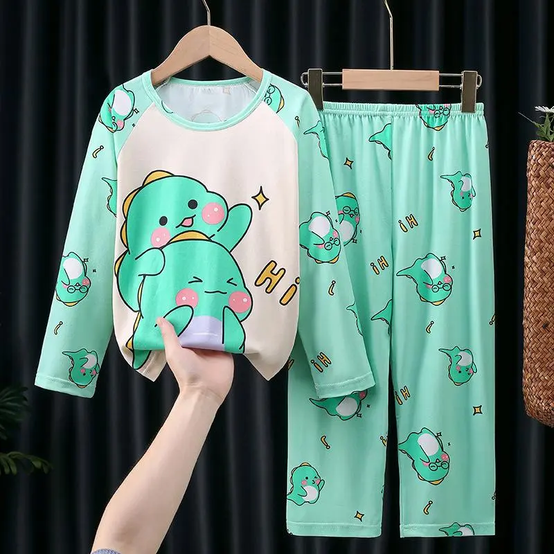 Piyama Anak Traktor Dino Hello Kitty Cinnamoroll Baju Tidur Anak Karakter Lucu Celana perempuan murah cewek 4-12 2