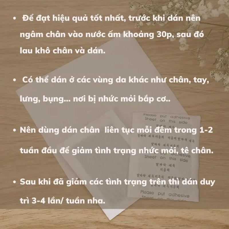 Miếng dán chân kinoki Nhật Bản 4
