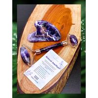 Gambar Guasha & Roller Set Purple Natural Amethyst Facial Wajah - GUASHA&ROLLER dari Beauté Basique Kota Tangerang 3 Tokopedia